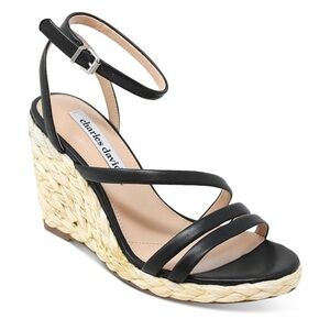 🍁2/$25 🍁 Charles David Rylee Ankle Strap Espadrille Wedge Sandals